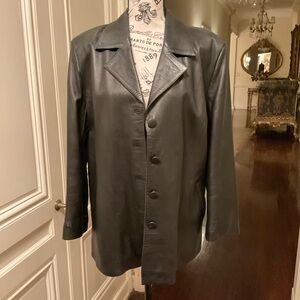 Versace Classic V2 Black Leather Jacket